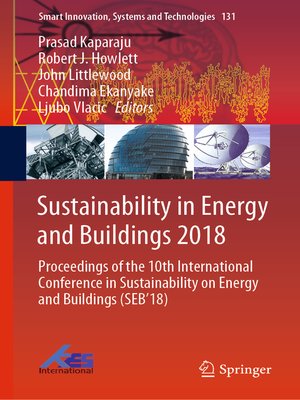 cover image of Sustainability in Energy and Buildings 2018